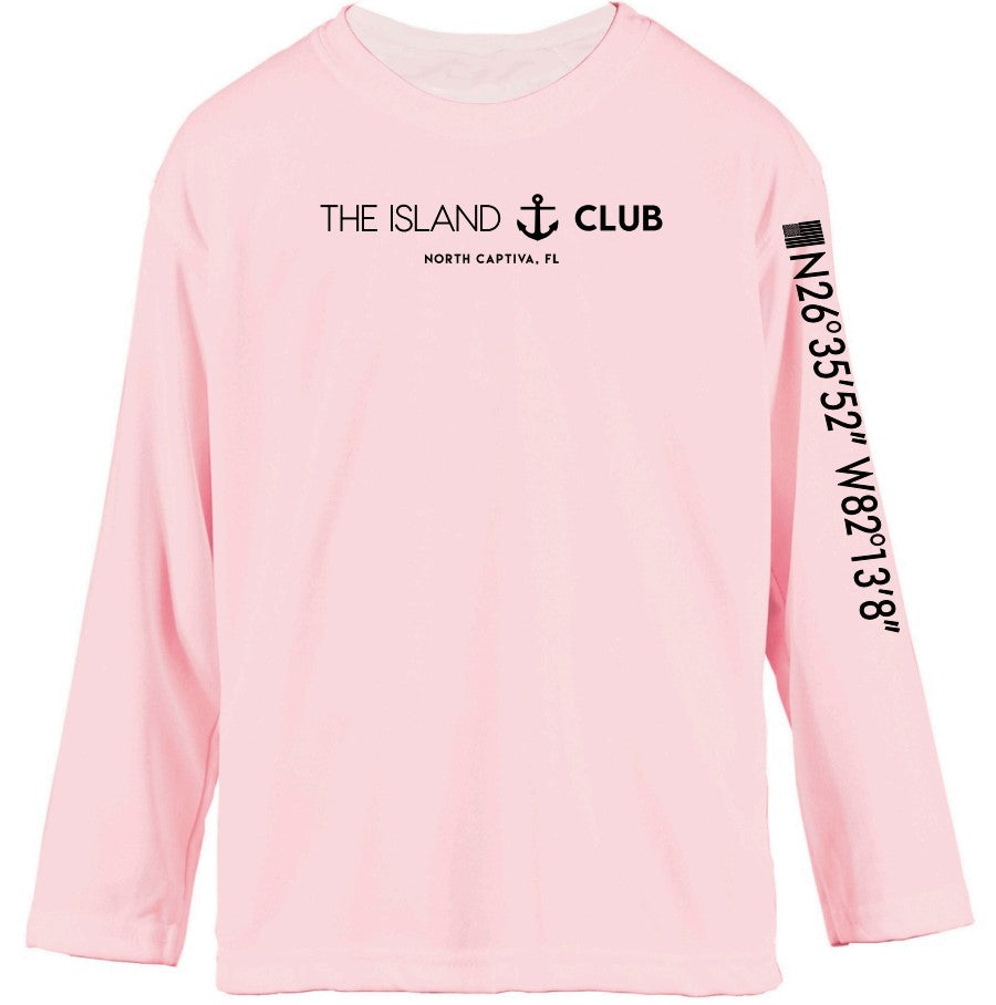 UPF 50 Youth Long-sleeved Island Club Horizontal