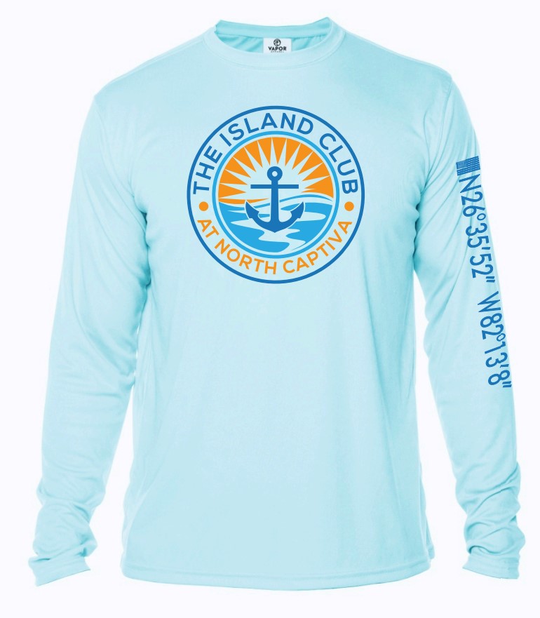 UPF50 Adult Long-sleeved Island Club Circle