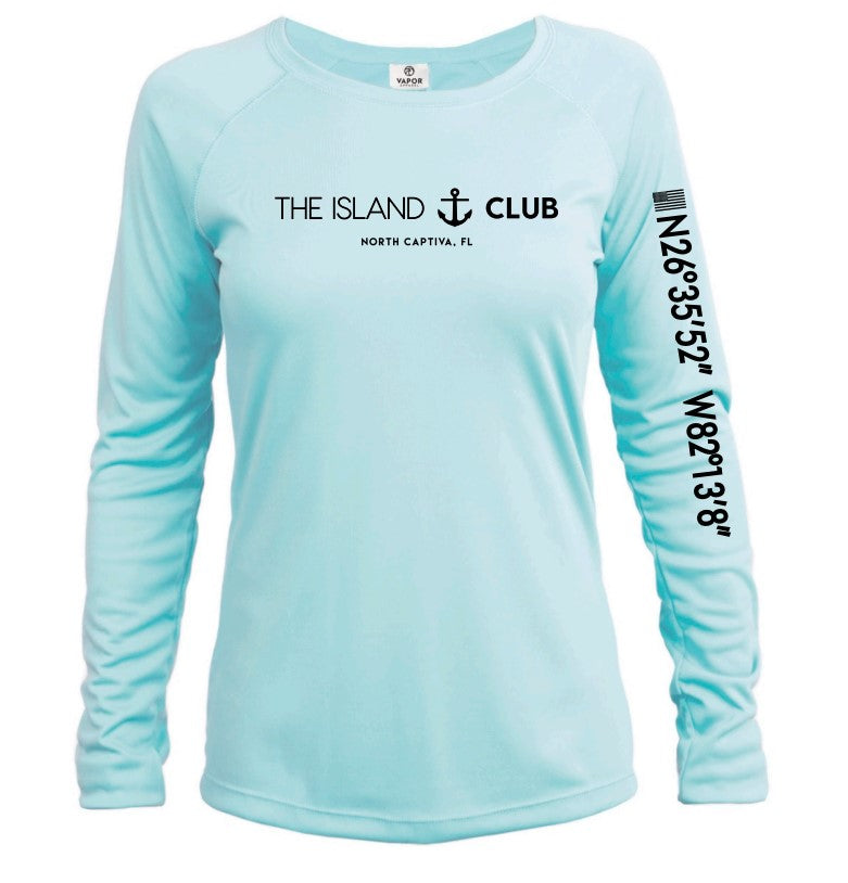UPF50 Women's Long-sleeved Island Club Horizontal